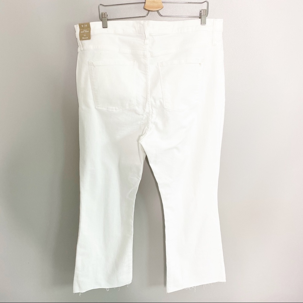 Madewell Tall Cali Demi-Boot Jeans in Pure White - Picture 7 of 11